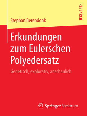 cover image of Erkundungen zum Eulerschen Polyedersatz